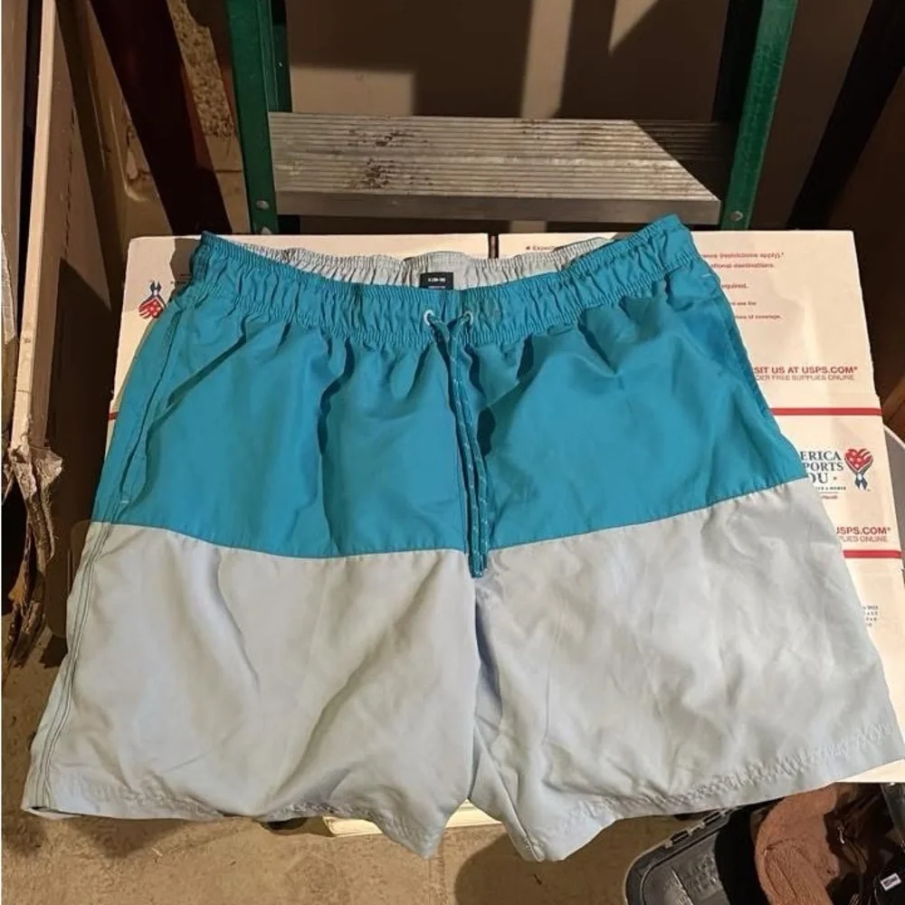 Source Unknown Neon Yellow Swim Trunks